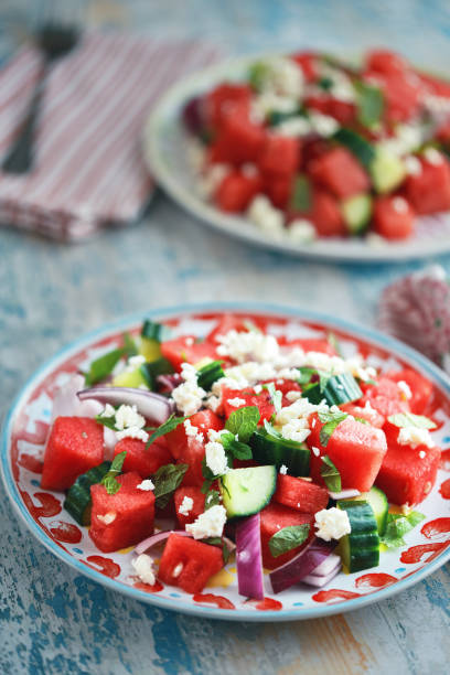 istock Watermelon Cucumber Salad 1400289583