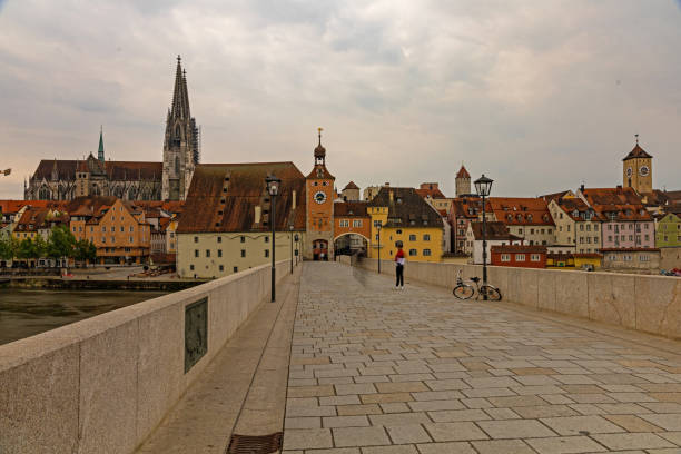 istock stony bridge a gateway to downtown Regensburg over the river danube 1400295716