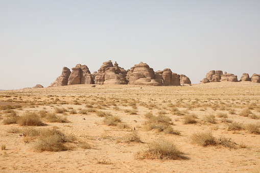 Desert in Hegra (Mada'in Salih), Saudi Arabia