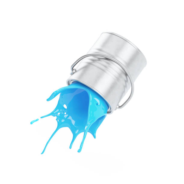 istock 3d illustration of falling paint can 1400296733