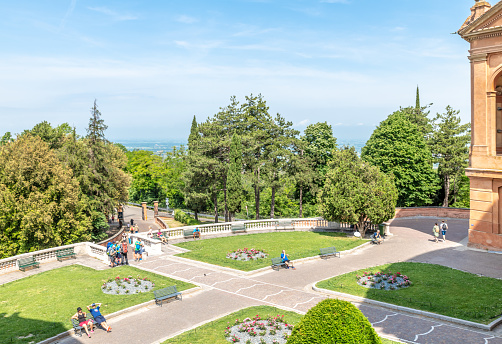 aerial panoramic view of Offenburg Sued, Baden Germany