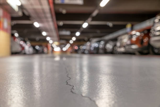 istock Defocused car park detail 1400302928
