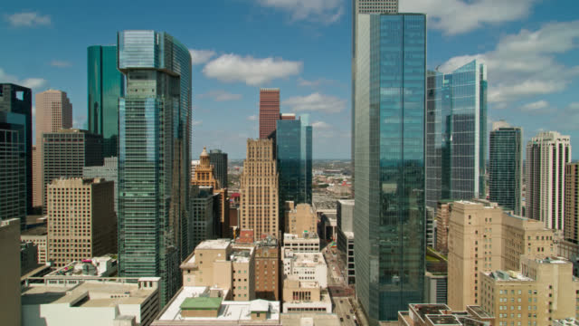 Aerial Establishing Shot of Houston, Texas