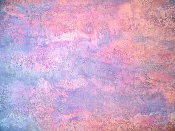 istock Abstract textured concrete background in blue and pink. Layout for your design 1400316828