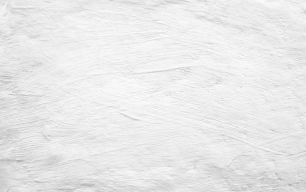 istock Old painted white close-up wall textured background, full frame. Loft-style wall 1400320335