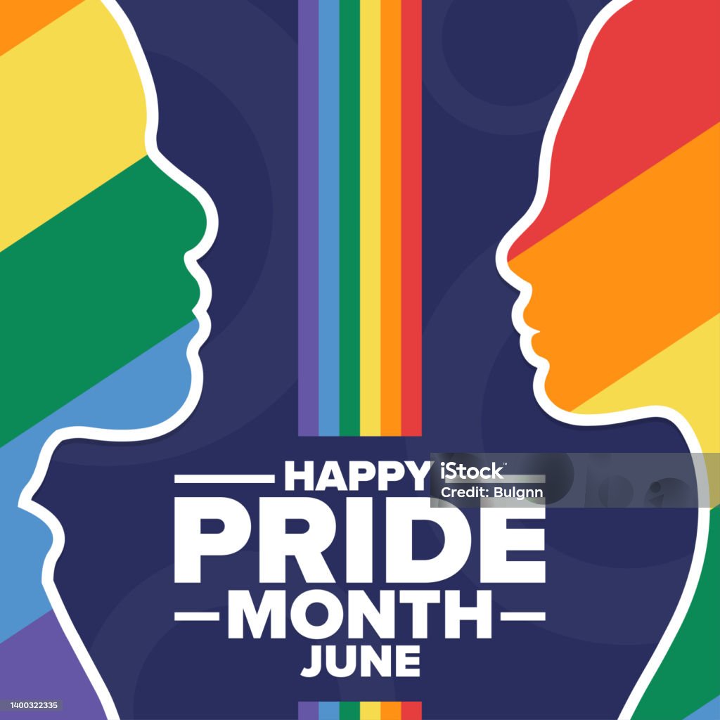 Happy Pride Month Lgbt Tháng 6 Khái Niệm Kỳ Nghỉ Mẫu Nền Biểu Ngữ ...