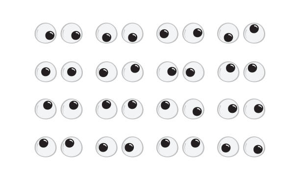 Googly Plastic Eye Toy Vector Icon Animated Doll Puppet Wobbly Eyeball  Cartoon Character Collection Cute Silly Illustration Stock Illustration -  Download Image Now - iStock