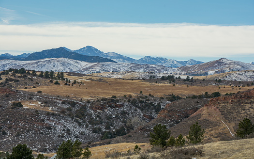 View looking west from Horsetooth Mountain