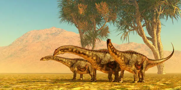 Photo of Diamantinasaurus Dinosaur Herd