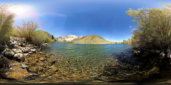 Convict Lake, California in 360 VR.
