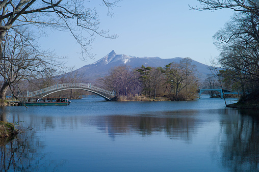 Komagatake seen from Onuma, Hokkaido