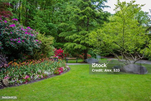Fragment Of Victoria Hill Park In New Westminster City Stock Photo - Download Image Now
