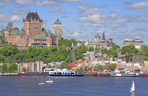 istock Quebec City skyline and Saint Lawrence River in springtime 1400349813