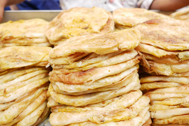 istock stack of roti chapati display for sale 1400350484