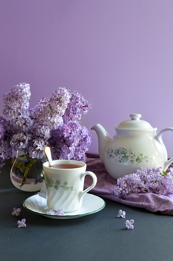 Tea and lilac