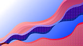istock Abstract texture banner - Waves or graphs. 1400362183
