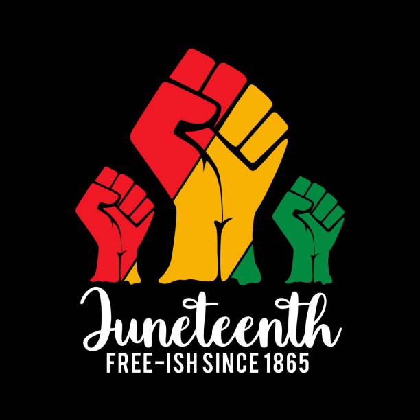 juneteenth free-ish 1865 셔츠 디자인 일러스트 레이 션 - fist stock illustrations