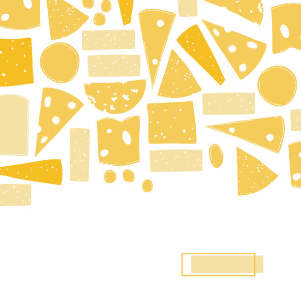 bildbanksillustrationer, clip art samt tecknat material och ikoner med vector background with cheese. - ost
