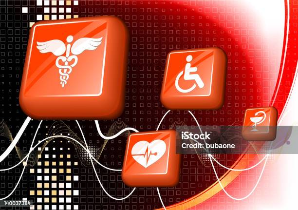 Ilustración de Fondo Moderno Médicos y más Vectores Libres de Derechos de Abstracto - Abstracto, Accesibilidad para discapacitados, Asistencia sanitaria y medicina