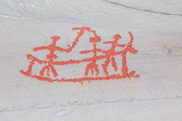 The rock art in Alta, Norway is part of the UNESCO World Heritage List, the earliest carvings in the area date back to around 4200 BC