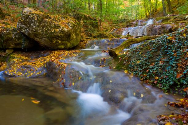 istock water cascades on a mountain river 1400379301