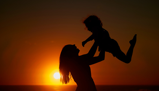 Beach, Sunset, Nature, Arms, Teenager