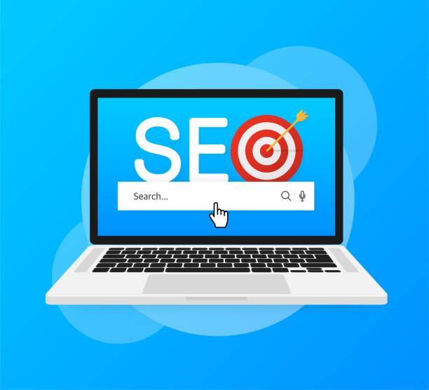 Advertising with seo for web marketing design. Social media flat icon Advertising with seo for web marketing design. Social media flat icon. search engine stock illustrations