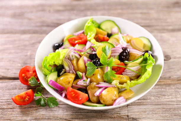 istock mixed potato salad in bowl 1400390597