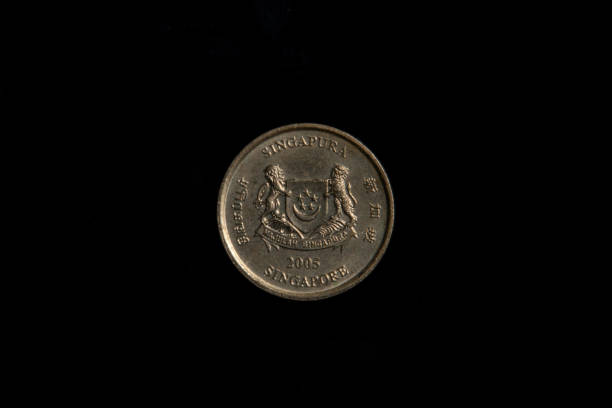 istock Close up 5 cents singapore. 1400391209