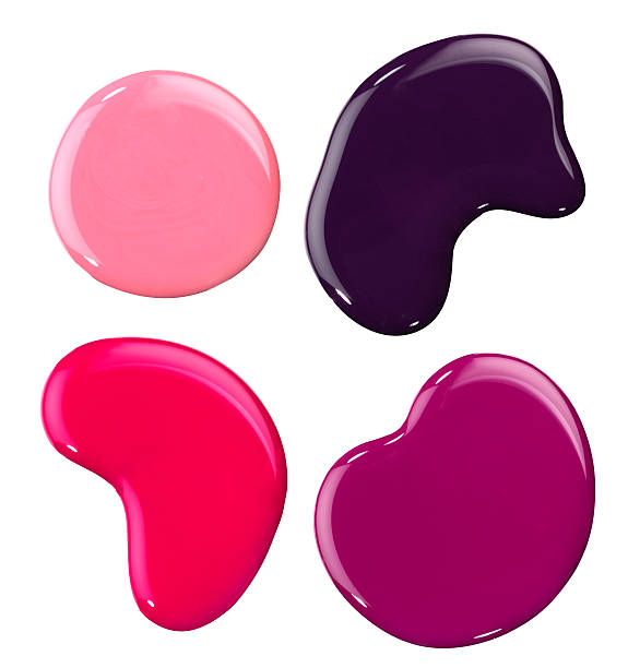istock Nail Polish Spills Isolated on White 140039391