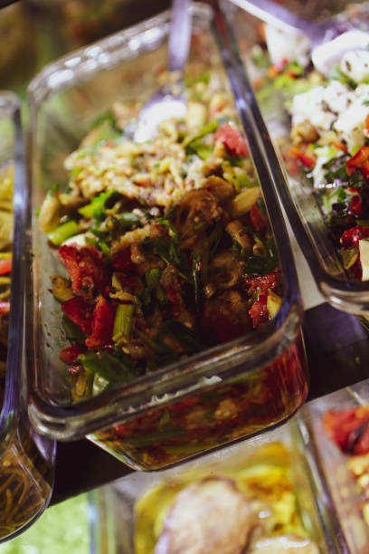 istock Traditional Turkish and Greek dinner meze table 1400403508