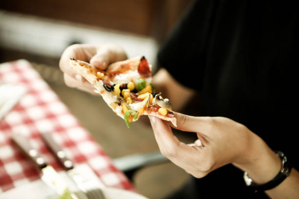 istock Delicious Mixture pizza Italian food 1400407309