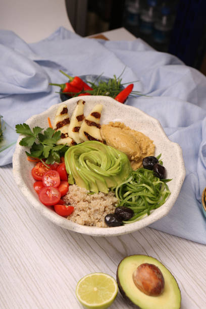 istock Fresh salad plate with mixed greens 1400407740