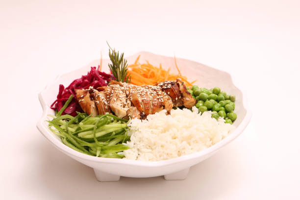 istock Fresh salad plate with mixed greens 1400407797