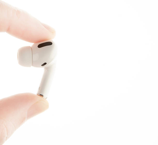 istock image of earphones white background 1400418331