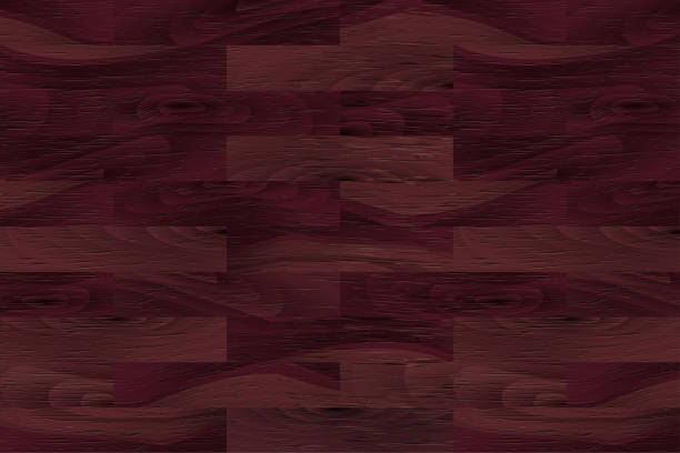 istock Realistic Dark Brown Wood Grain textured horizontal background. Wooden plank pattern, board, natural black floor or wall texture. Vector wood print for interior design, home decor, web, wallpaper 1400429034