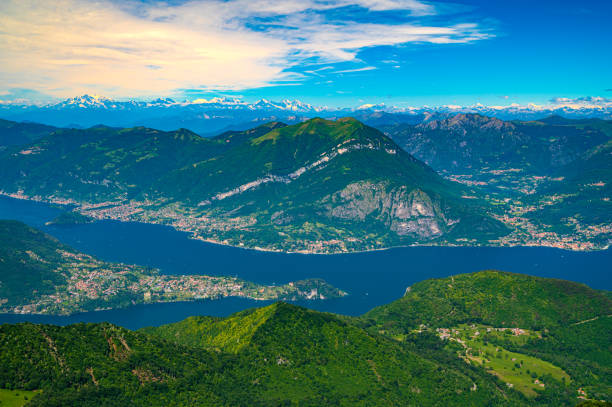 istock Landscape on Lake Como, Bellagio and Balbianello. 1400437349