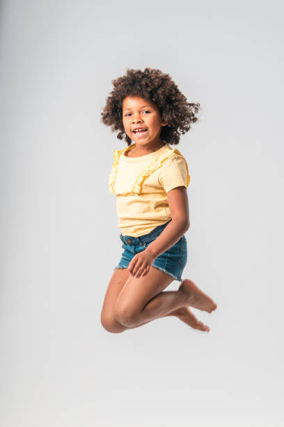 istock Happy Tiny Afro-American Girl 1400437389