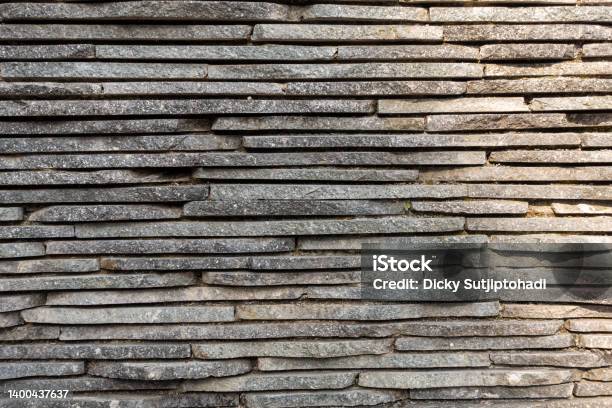 A Horizontal Stack Of Thin Plates Of Rocks Stock Photo - Download Image Now - Abstract, Antique, Architecture
