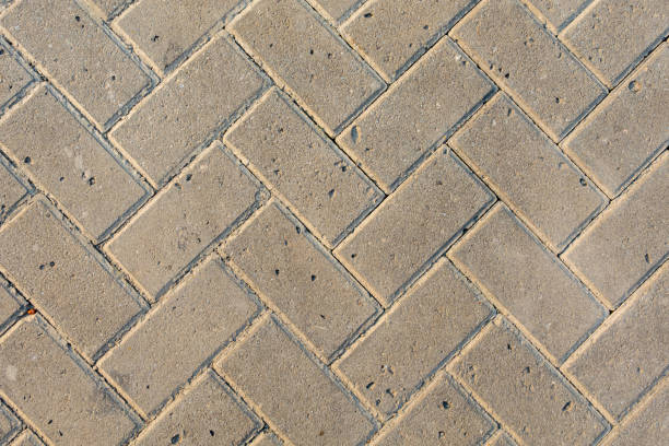 istock Zigzag Stone Floor Texture in Seamless Fashion 1400437804