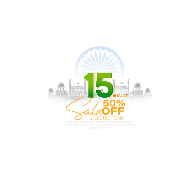 ilustrações de stock, clip art, desenhos animados e ícones de indian independence day, 15th august - indian flag illustrations