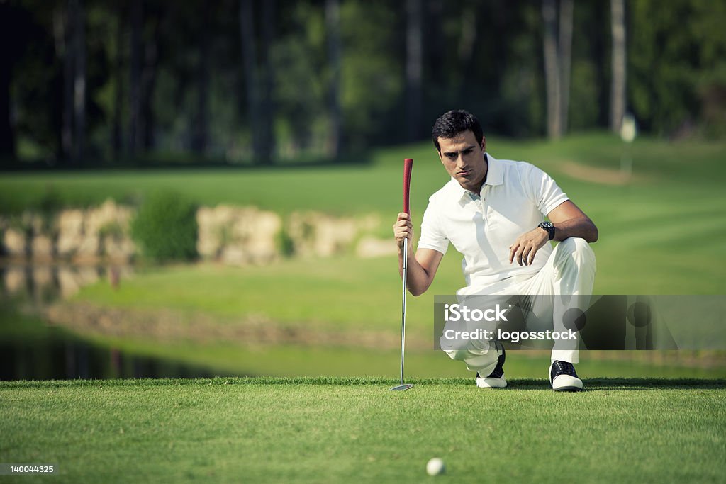 Eagle Putt - Lizenzfrei Erwachsene Person Stock-Foto