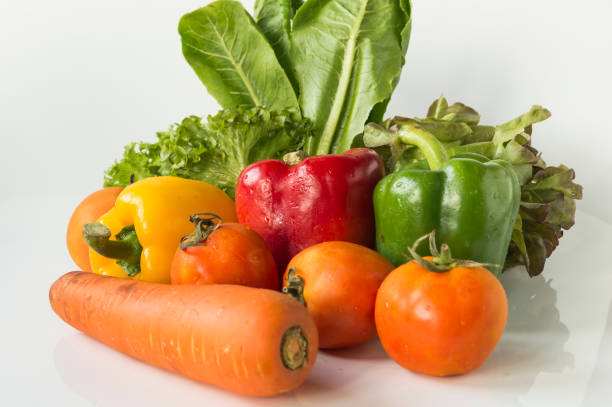 istock Healthy vegetables include carrots, bell peppers, tomatoes. 1400446268