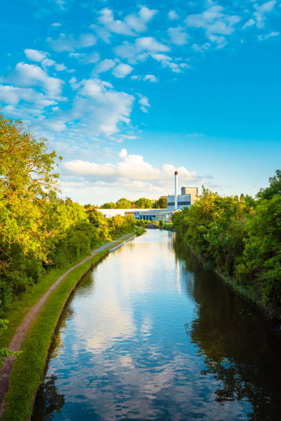 istock Factory near the canal in Milton Keynes 1400447326
