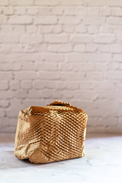 istock eco friendly honeycomb wrapping paper 1400448373