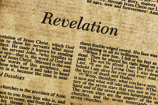 First page of Revelation in the Holy Bible