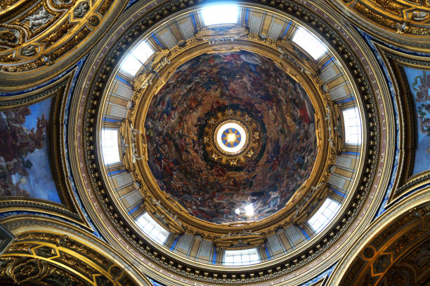 istock Decorative ceiling in Sant'Agnese in Agone 1400453885