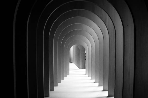 Endless arch Endless wooden archway venice biennale stock pictures, royalty-free photos & images
