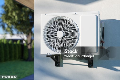 istock Air Conditioner On Building Facade 1400462580