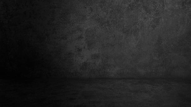 istock abstract dark black cement floor and wall backgrounds, room, interior. abstract loft or industrial room for products displayed, exhibition, commercial design. product presentation backdrop. 1400466863